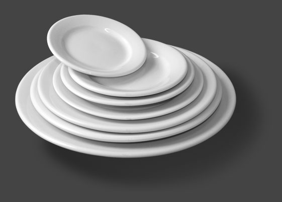 Wide Rimmed Plate